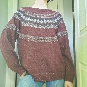 90s vintage grandpa sweater